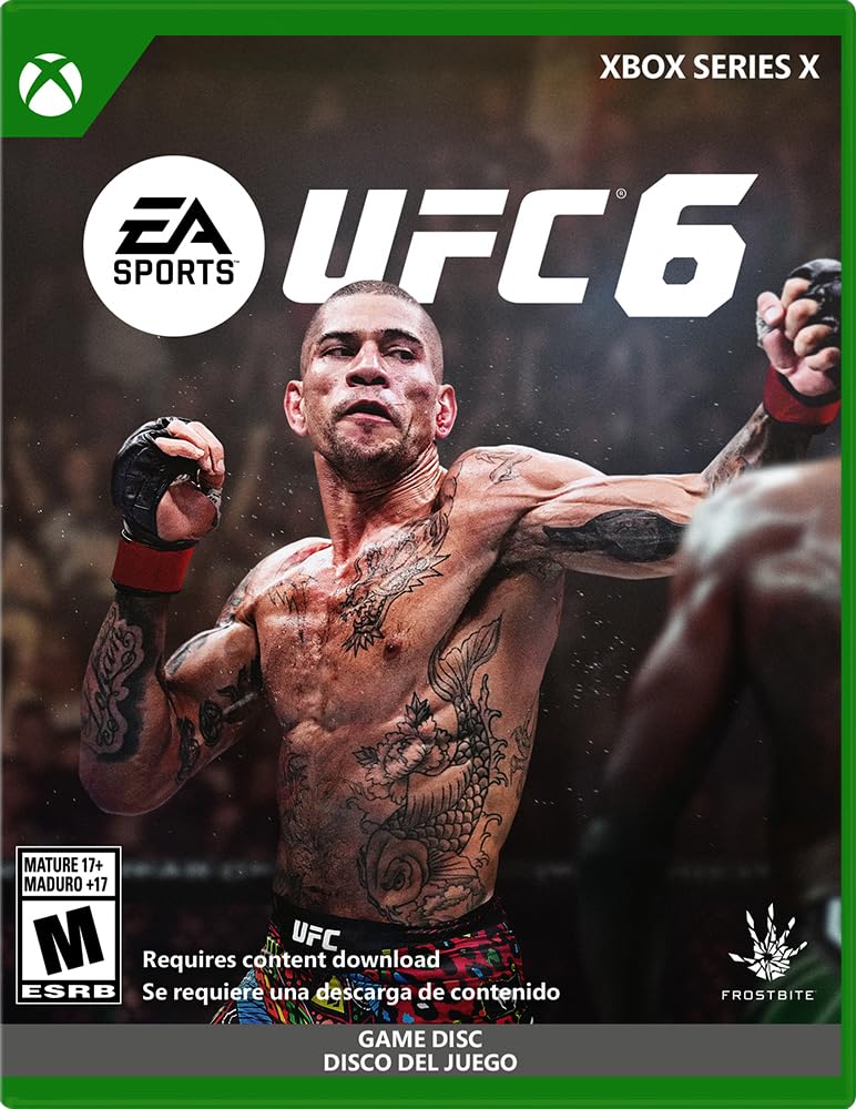 EA Sports UFC 6 physical disc for Xbox Series X in English packaging.