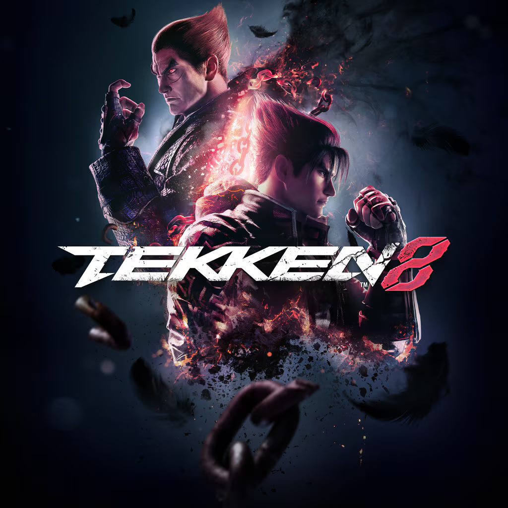 TEKKEN 8 fighting game featuring iconic fighters in an intense battle