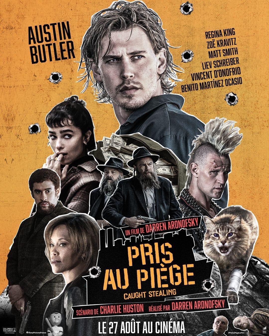 Caught Stealing suspense thriller movie on DVD featuring gripping crime drama storytelling, intense action sequences, and stellar cinematic performances