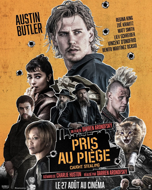 Caught Stealing suspense thriller movie on DVD featuring gripping crime drama storytelling, intense action sequences, and stellar cinematic performances