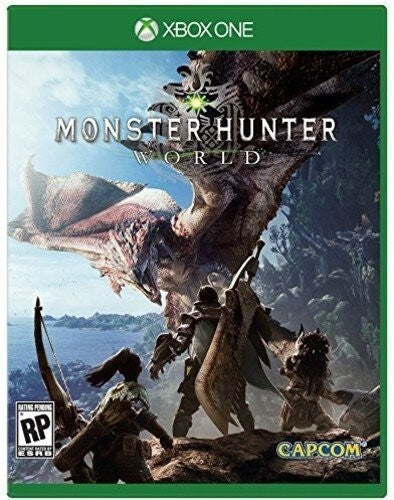 Monster Hunter: World action role-playing video game featuring expansive open-world ecosystems, colossal creature hunting, deep weapon crafting systems, and immersive cooperative multiplayer action