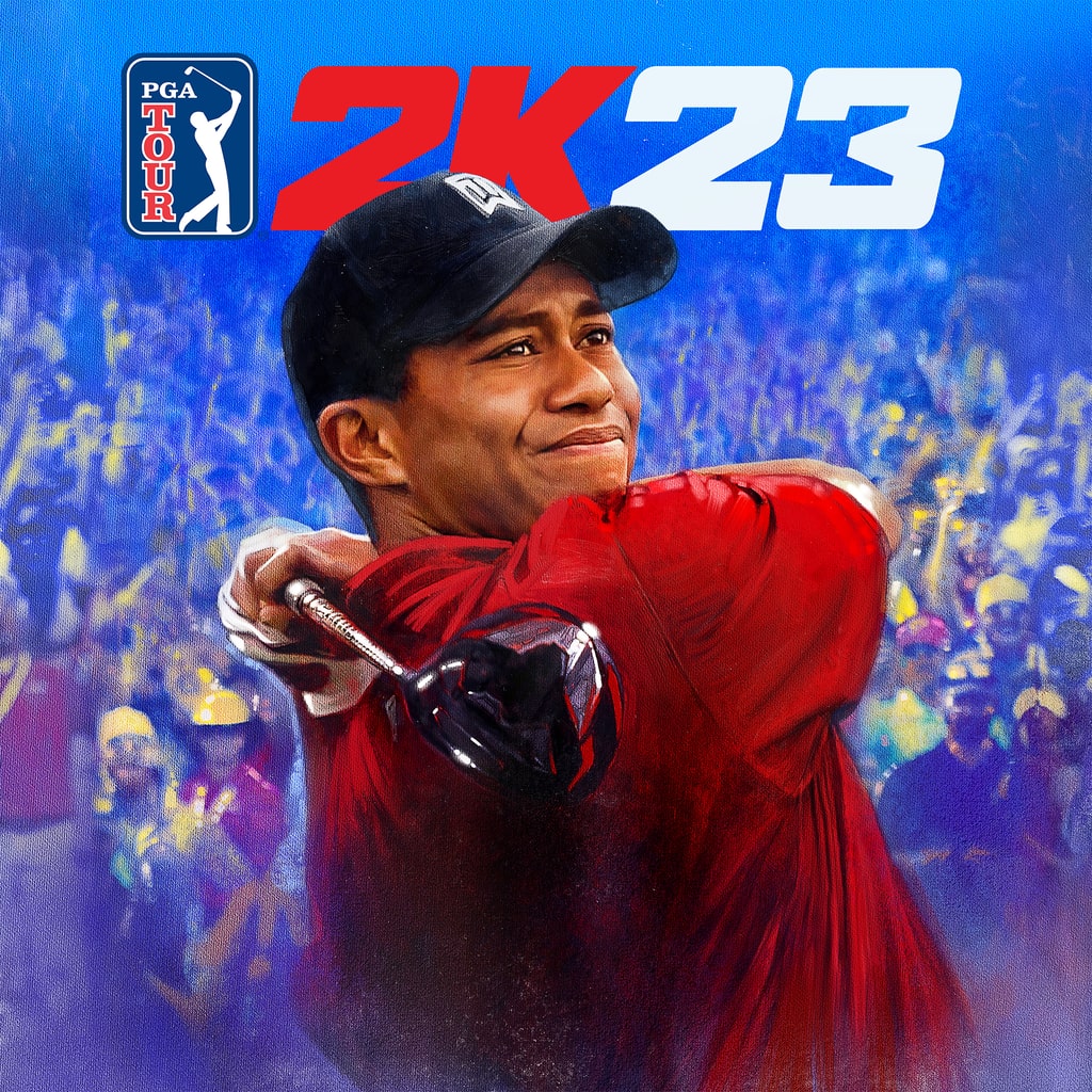 PGA Tour 2K23 golf sports simulation video game for Xbox One featuring licensed professional golfers, realistic swing mechanics, custom course design tools, and immersive MyCAREER modes