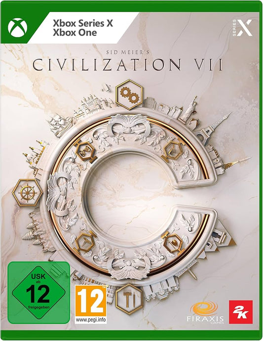 Sid Meier's Civilization VII turn-based strategy video game featuring historical empire building, deep tactical diplomacy, evolving strategic tech trees, and immersive global domination gameplay