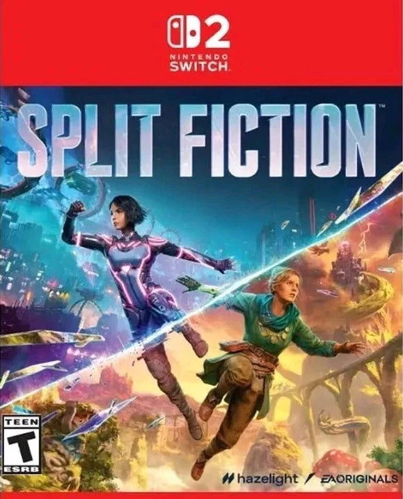 Split Fiction cooperative video game for Nintendo Switch 2 featuring innovative split-screen mechanics, inventive collaborative puzzle-solving, and immersive storytelling tailored for next-generation portable gaming
