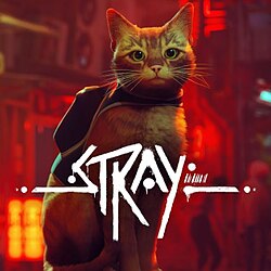 Stray cyberpunk cat adventure game featuring a stray cat exploring a mysterious futuristic city